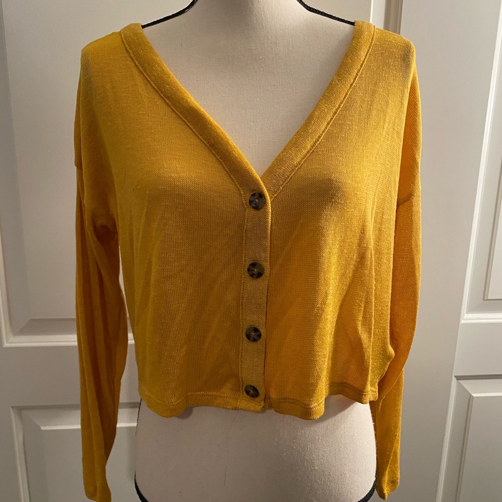 Mustard Cardigan